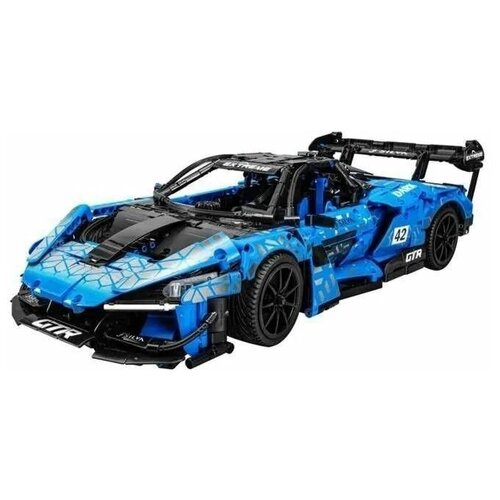 конструктор спортивный автомобиль blue knight на ру Конструктор CADA спортивный автомобиль Dark Knight GTR, 2088 деталей - C63003W