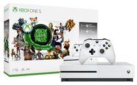 Игровая приставка Microsoft Xbox One S 1 ТБ белый + PlayerUnknown’s Battlegrounds + XboxLiveGold 1ме