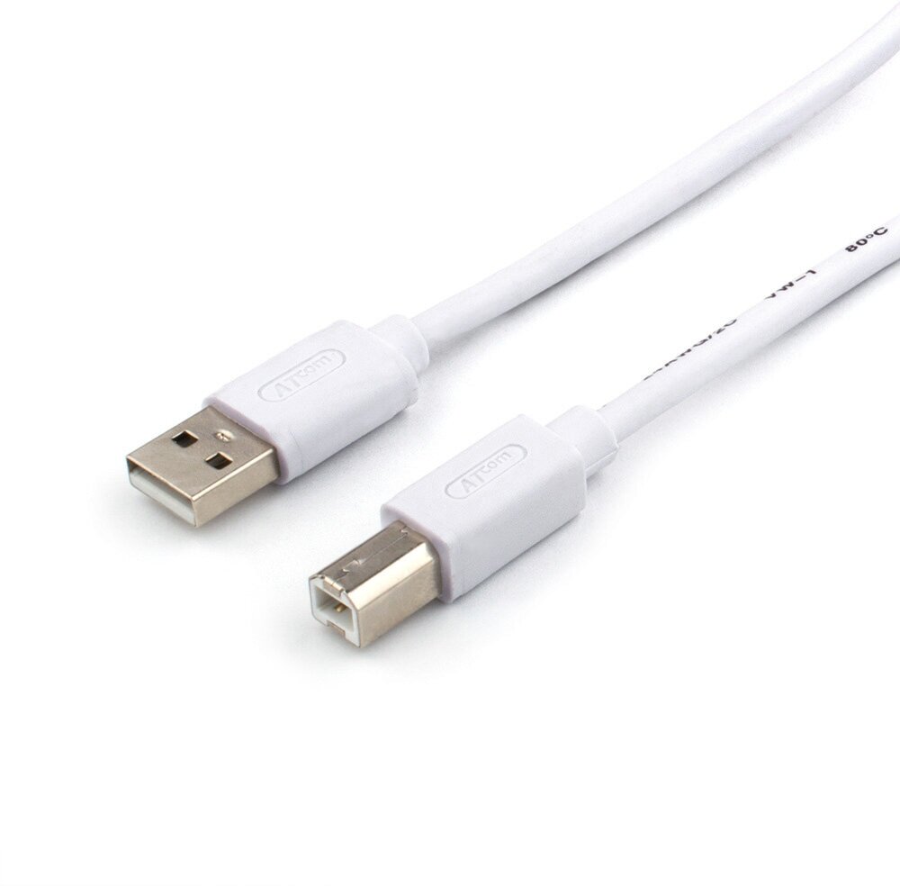 Кабель USB 3 m ATCOM (Am <=> Bm феррит)