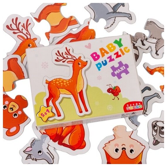 Baby puzzle. В лесу (3994) Дрофа Медиа - фото №2