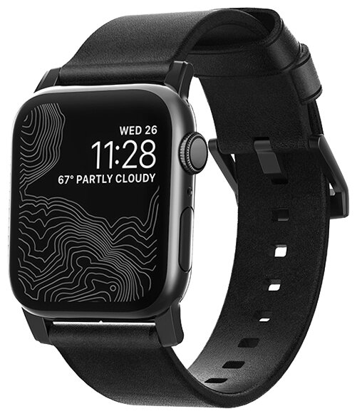 Nomad Ремешок Modern для Apple Watch 42/44 мм, черный