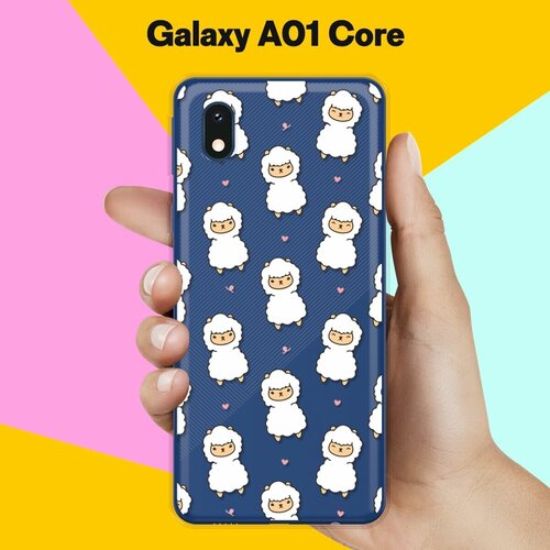 Силиконовый чехол Узор из лам на Samsung Galaxy A01 Core силиконовый чехол узор из лам на samsung galaxy s20