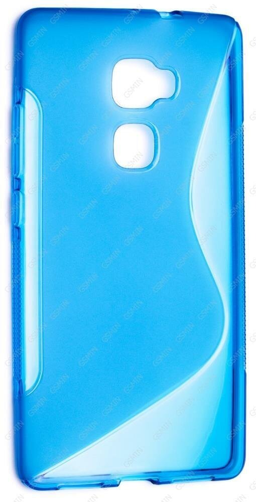Чехол силиконовый для Huawei Mate S S-Line TPU (Синий)