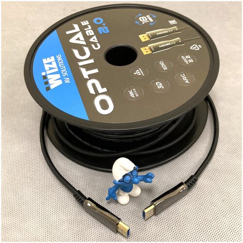 Кабель HDMI - HDMI оптоволоконные Wize AOC-HM-HM-80M 80.0m
