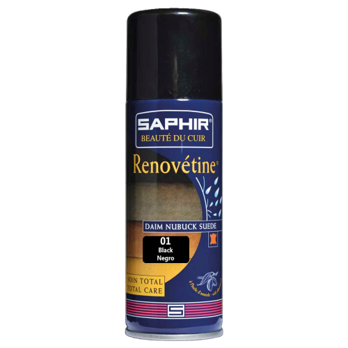 Черная краска для замшевой обуви Saphir Renovetine