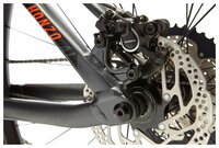 Горный (MTB) велосипед KONA Honzo AL (2018) matt charcoal w/black/orange decals S (164-173) (требует