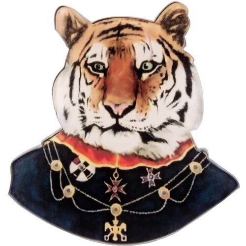 Значок OTOKODESIGN, оранжевый значок pinpinpin тигр