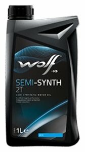 Масло моторное SEMI-SYNTH 2T 1L WOLF OIL / арт. 8301803 - (1 шт)