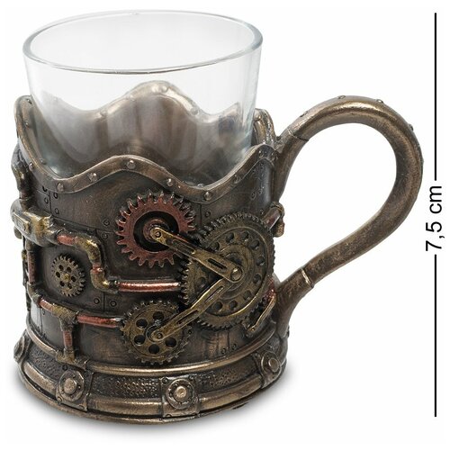Стакан с подстаканником в стиле Стимпанк 3327₽