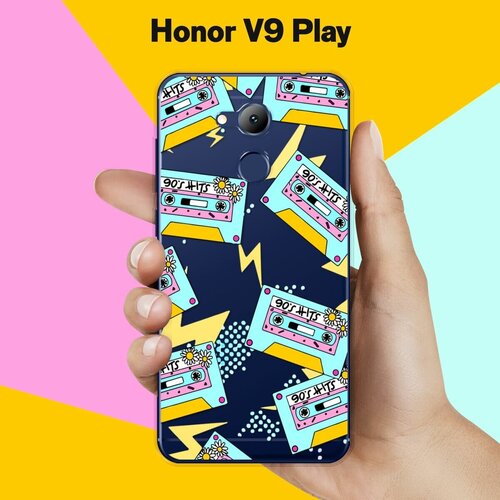 Силиконовый чехол на Honor V9 Play Кассета / для Хонор Ви 9 Плэй силиконовый чехол на honor v9 play енот для хонор ви 9 плэй