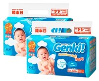 Genki подгузники Premium Soft (0-5 кг) 88 шт