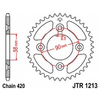 Звезда задняя (ведомая),(сталь) JT 1213.37