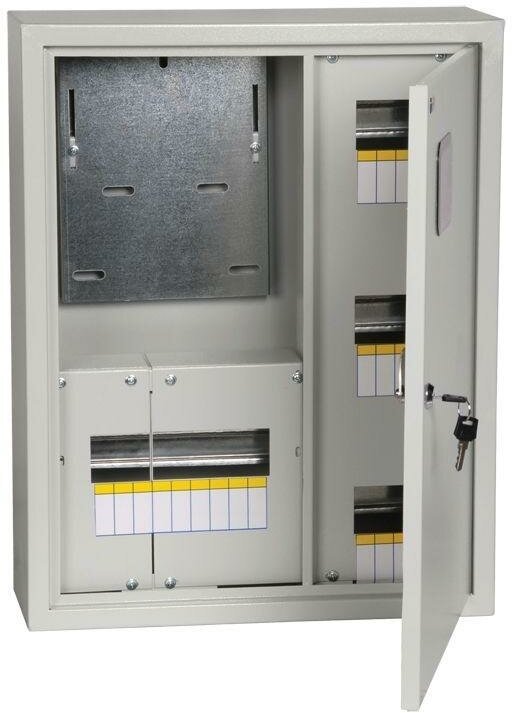 Корпус металлический ЩУРн-3/18 (560х440х165мм) IP31 TITAN IEK MKM32-N-18-31-ZO