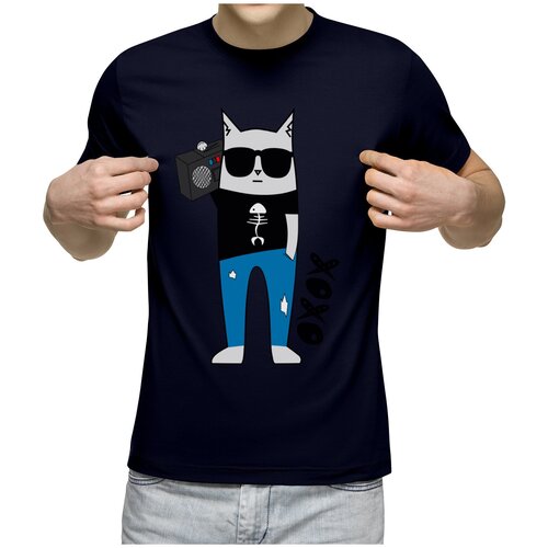 фото Футболка us basic, размер s, синий