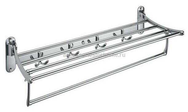 Полка для полотенец с крючками 40см. Classic Elite 2922A40