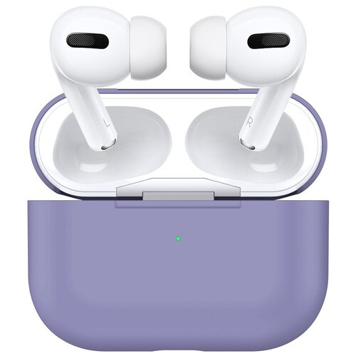 Чехол силиконовый для Airpods Pro , лавандовый