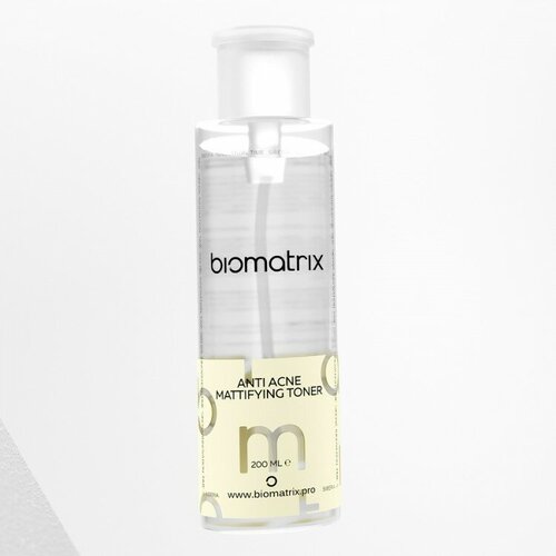 BIOMATRIX Тоник Anti Acne Mattifying Toner, 200 мл