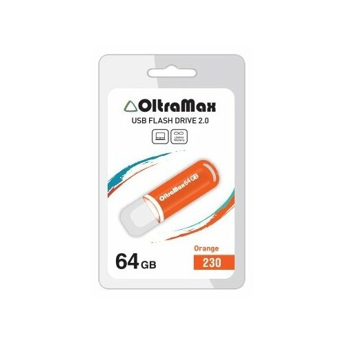 фото Флешка oltramax 230 64gb orange