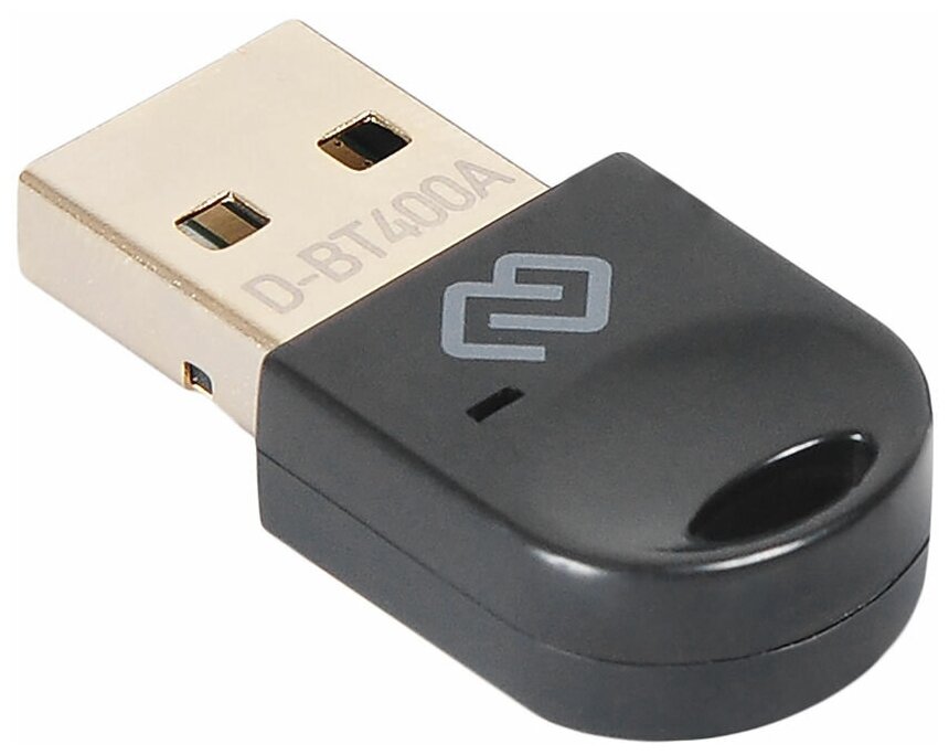 Адаптер USB Digma D-BT400A Bluetooth 4.0+EDR class 1.5 20м черный