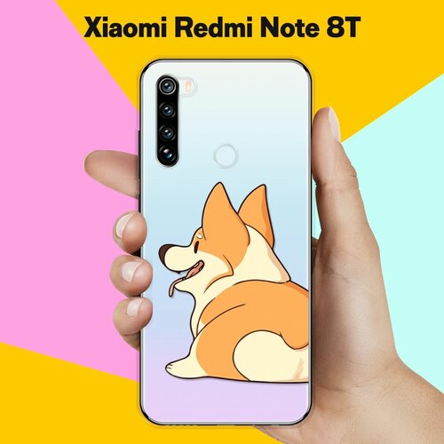 Силиконовый чехол Корги на Xiaomi Redmi Note 8T силиконовый чехол узор из корги на xiaomi redmi note 8t