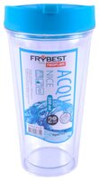 Frybest Стакан Acqua Nice 500 мл прозрачный/розовый