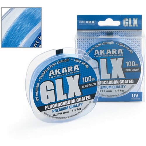 Леска Akara GLX Premium Blue 100 м