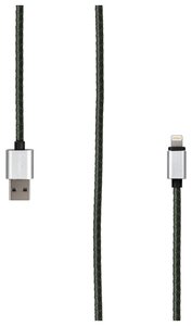 Кабель Rombica Digital USB - Lightning MFI (IL-01/02/03/04/05), 1 м, темно-зеленый