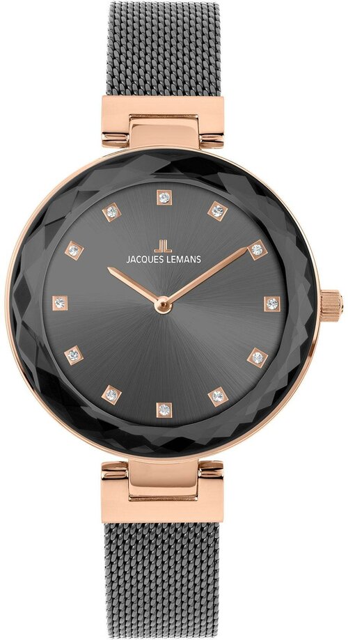 Наручные часы JACQUES LEMANS Design collection, золотой, черный