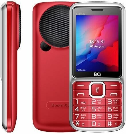 Телефон BQ 2810 BOOM XL красный