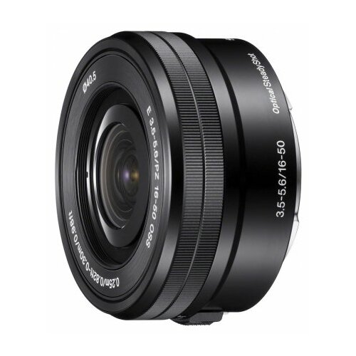 Объектив Sony 16-50mm f/3.5-5.6 (SELP1650), черный optical ultraviolet fused quartz flat convex lens with a diameter of 10mm focal length of 35mm h k9l glass focusing lens