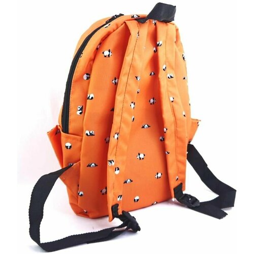 Рюкзак 40см Панды оранжевый (15492)