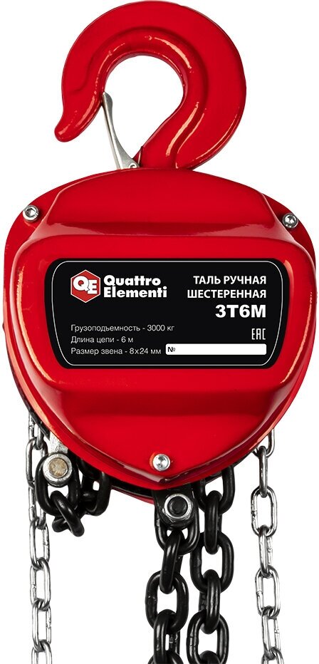 Таль Quattro Elementi 3T6M 908-061 6 м 3 т