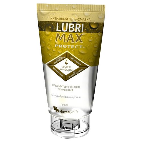 Смазка на водной основе с антибактериальным эффектом Lubrimax Protect 150 мл