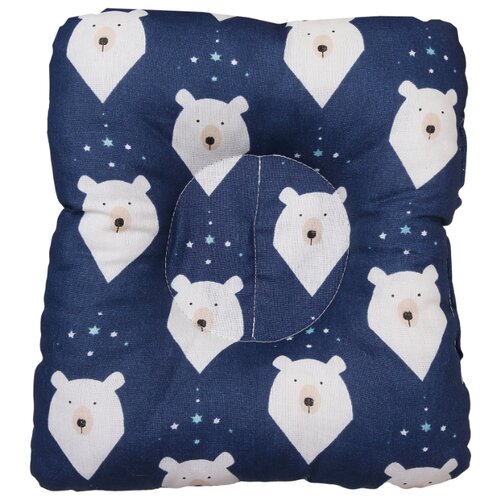 фото Подушка для кормления и сна amarobaby baby joy белые медведи