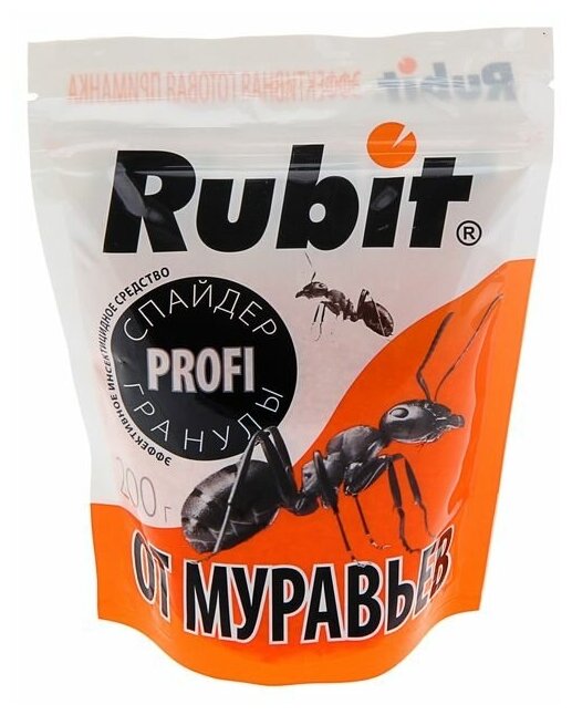 Rubit Средство от муравьев Rubit "Спайдер", гранулы, дой-пак, 200 г