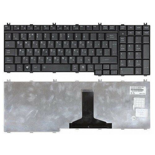 Клавиатура для ноутбука Toshiba A500 L500 P300 p/n: NSK-TBA0R, NSK-TBR0R, NSK-TB80R, NSK-TF00R keyboard клавиатура для ноутбука toshiba satellite a500 a505 l350 l355 l500 l505 l550 f501 p200 p300 p500 p505 x200 qosmio f50 g50 x300 x305 x500 и x505 черная гор enter zeepdeep