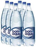 Вода питьевая Bon Aqua газированная ПЭТ, 24 шт. по 0.5 л