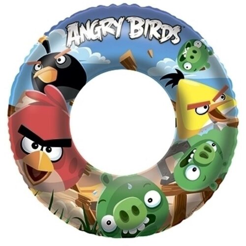 круг для плавания bestway микки и его друья 56см Круг для плавания Bestway Angry Birds 56см, 96102