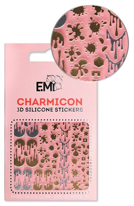 E.Mi, 3D-стикеры №165 Абстракция Charmicon 3D Silicone Stickers