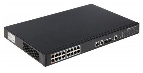 Коммутатор Dahua DH-PFS4218-16ET-190 16x100Mb 2G 16PoE управляемый