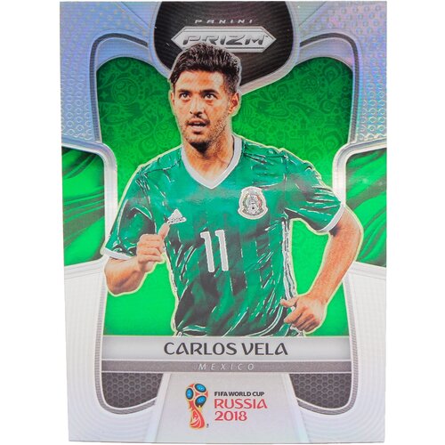 Коллекционная карточка Panini Prizm FIFA World Cup Russia 2018 #129 Carlos Vela S0044 классическая коллекционная карточка из аниме отбеливатель подарок на день рождения коллекционная карточка памятная карточка