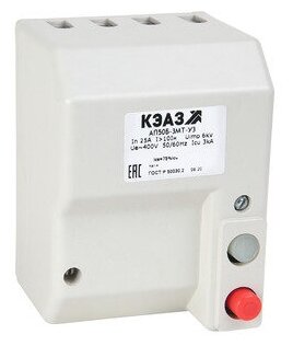 Выключатель автоматический 2.5А 10Iн АП50Б 3МТ У3 400В AC КЭАЗ 107270 (2шт. в упак.)