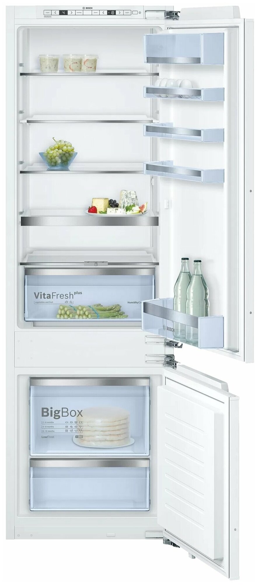 Холодильник BOSCH Холодильник Bosch KIS87AF30U белый (двухкамерный)
