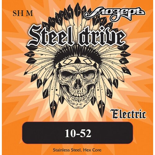 струны для электрогитары мозеръ steel drive sh h 11 52 Мозеръ SH-M Steel Drive Комплект струн для электрогитары, сталь, 10-52