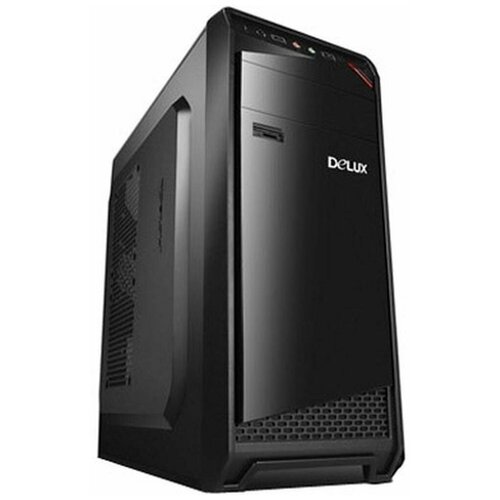 Компьютерный корпус Delux DW605 500 Вт, черный корпус atx delux dlc mg858 черный без бп 2хusb2 0 audio