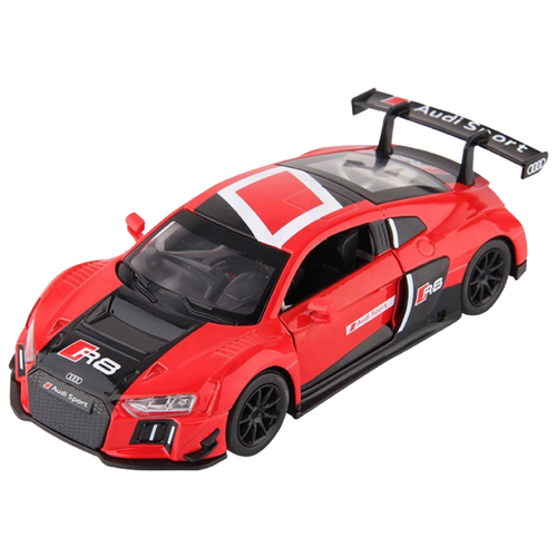 фото Гоночная машина Автопанорама Audi R8 LMS (J12270/JB1200124) 1:24 19 см красный/черный