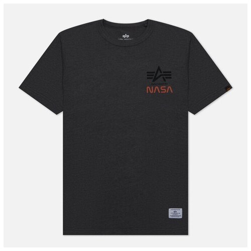 Мужская футболка Alpha Industries NASA Galaxy серый, Размер XL