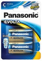 Батарейка Panasonic Evolta C/LR14 2 шт блистер