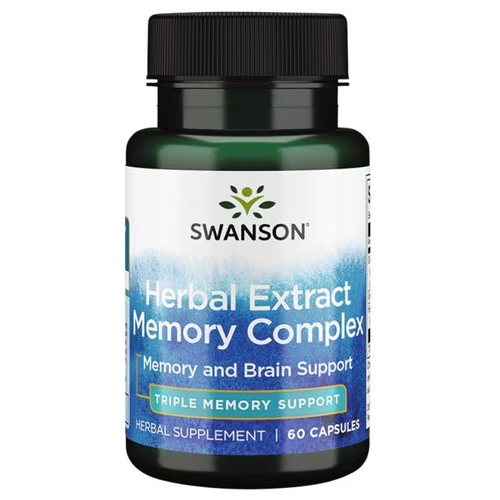 Swanson Herbal Extract Memory Complex (Комплекс для восстановления памяти с растительными экстрактами) 60 капсул