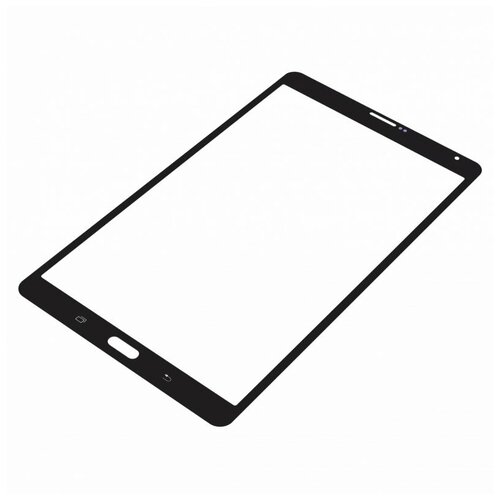 Стекло модуля для Samsung T705 Galaxy Tab S 8.4, AA, черный стекло модуля oca для samsung t700 t701 t705 galaxy tab s 8 4 белый aaa